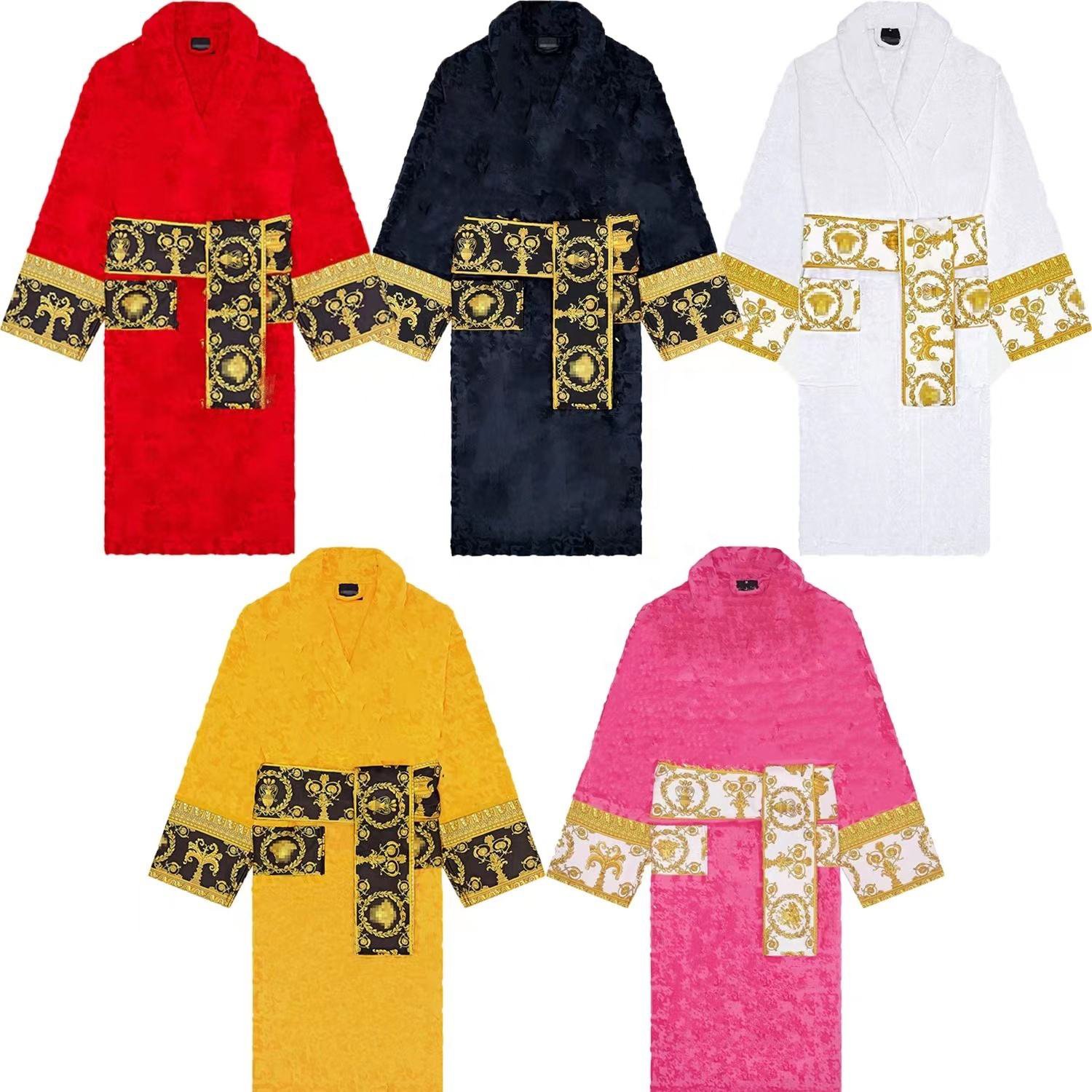 Women's pajamas, bathrobes, women's sleep luxury brand, pure cotton jacquard pajamas, bathrobes, tempting women's bathrobes, pajamas