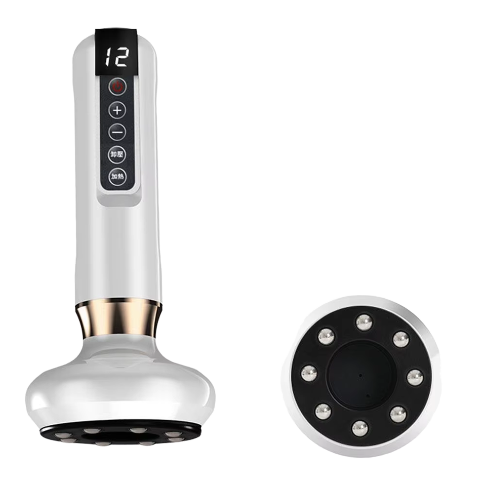 Intelligent electric vacuum cupping device, body scraping massager, heating suction cup device, body fatigue relief, beauty and health