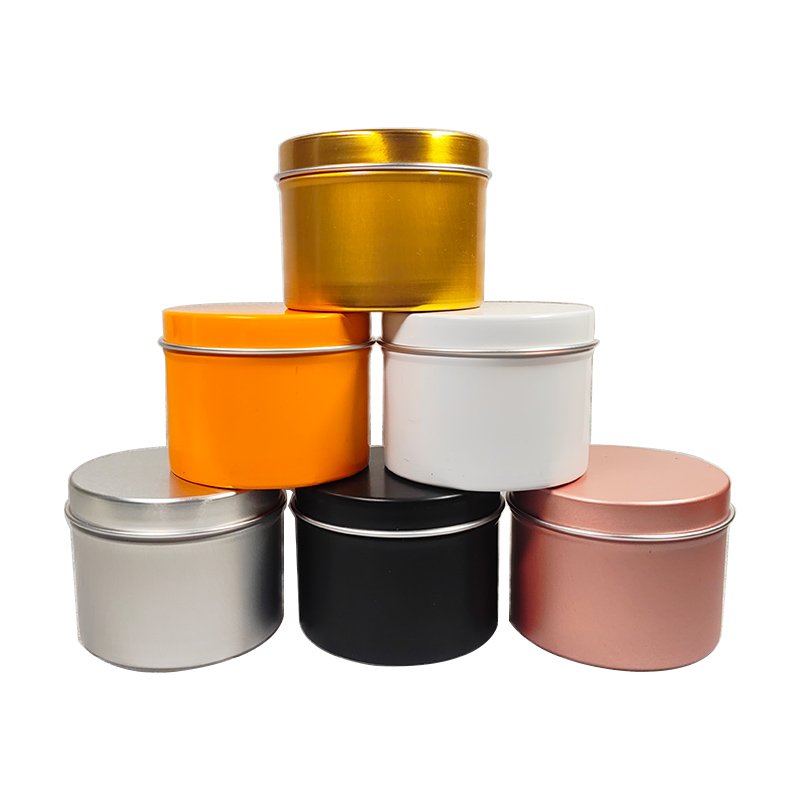60 * 47 100ml empty silver circular aluminum metal cans, cans, packaging containers in stock