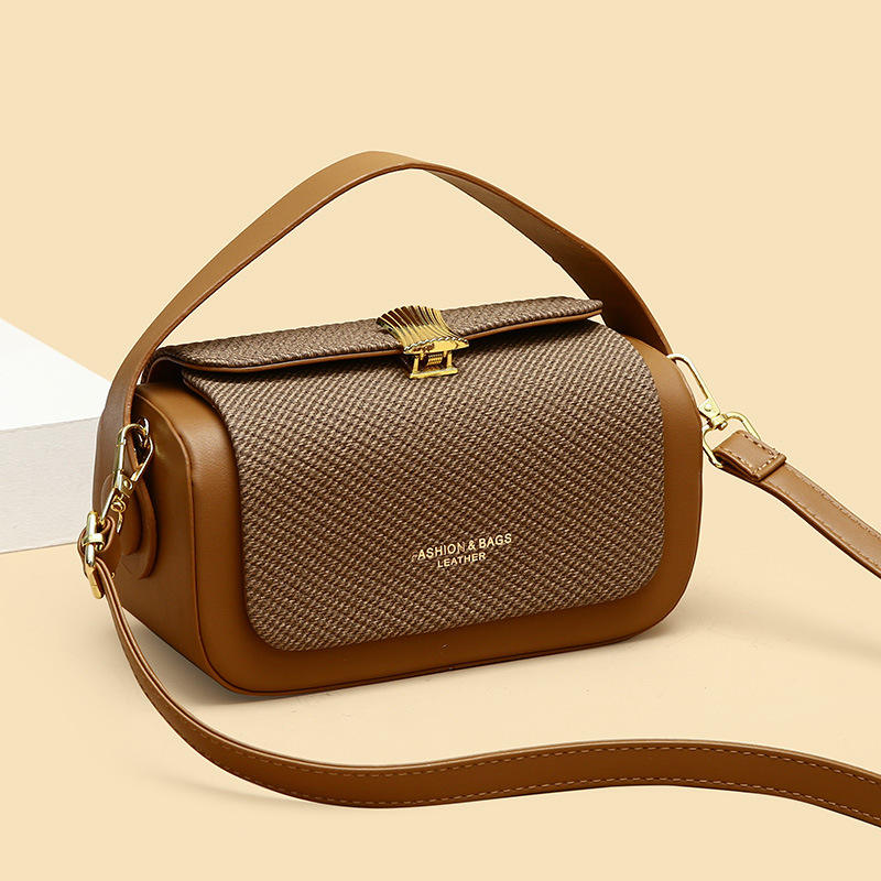 2025 New Texture Light Luxury Women's Handheld Luggage Fashion Multi functional Shoulder Crossbody Bag