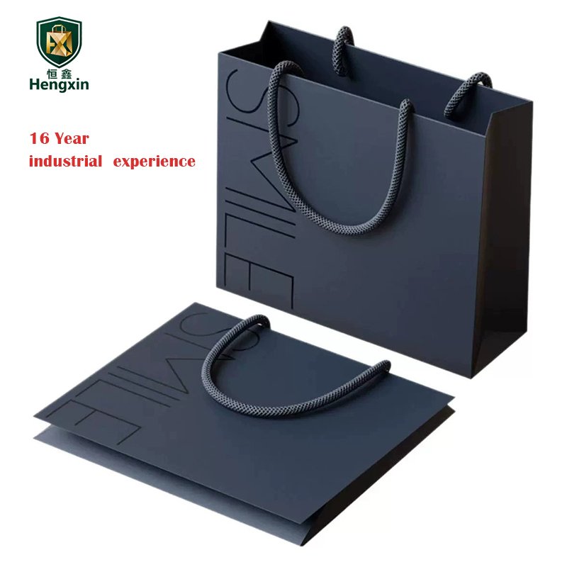Customized printing of LOGO environmentally friendly paper bags, wholesale printing of kraft paper bags, high-quality paper bags with your own logo