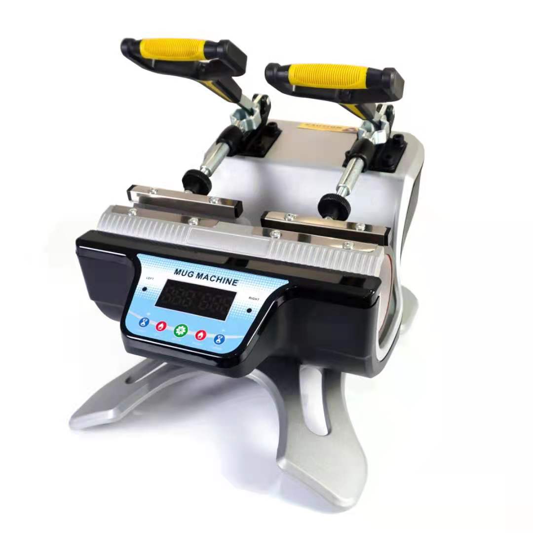 ST-210 Yiwu new double mug station hot press transfer machine mug hot press machine