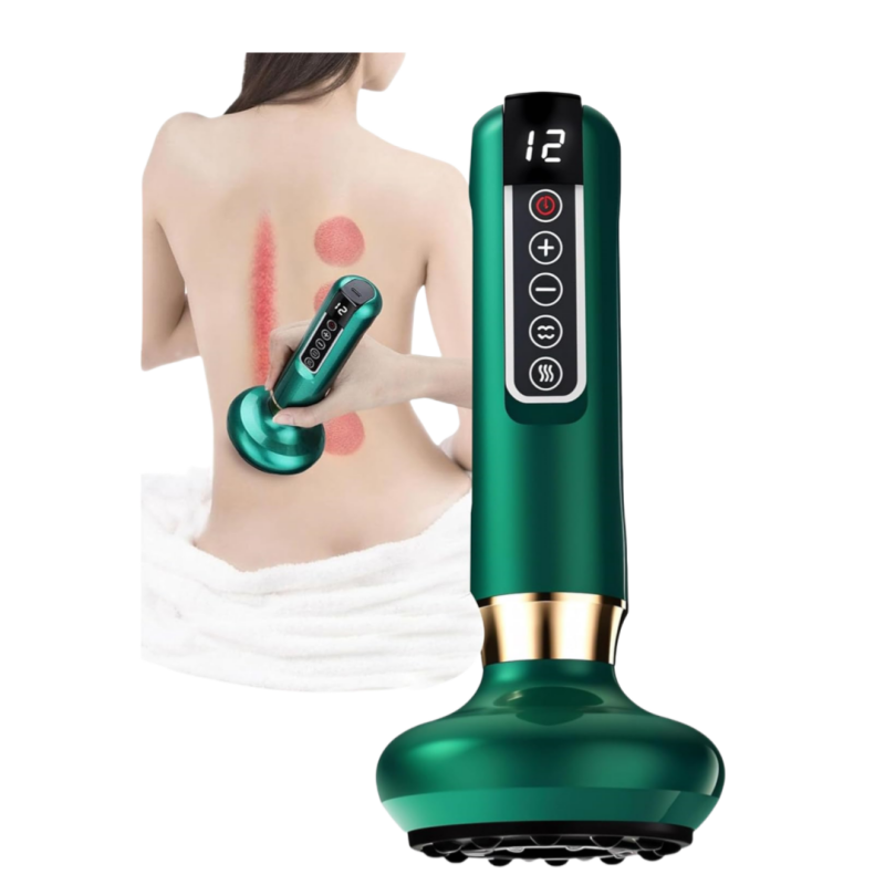 OEM/ODM new electric cupping and scraping massager, anti fat mass beauty and health scraping, infrared back hot massage tool