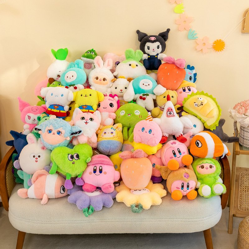 Wholesale cheap promotion clip doll machine plush toys 16-20cm mixed plush machine toys soft filled plush toys high-quality plush toys